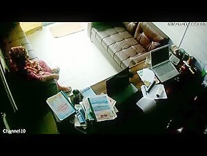 Pakistani Office Couple Sex Recorded On CCTV, Office Boss And Sexy Lady Fucking Different Days Sex Videos 5 of 5